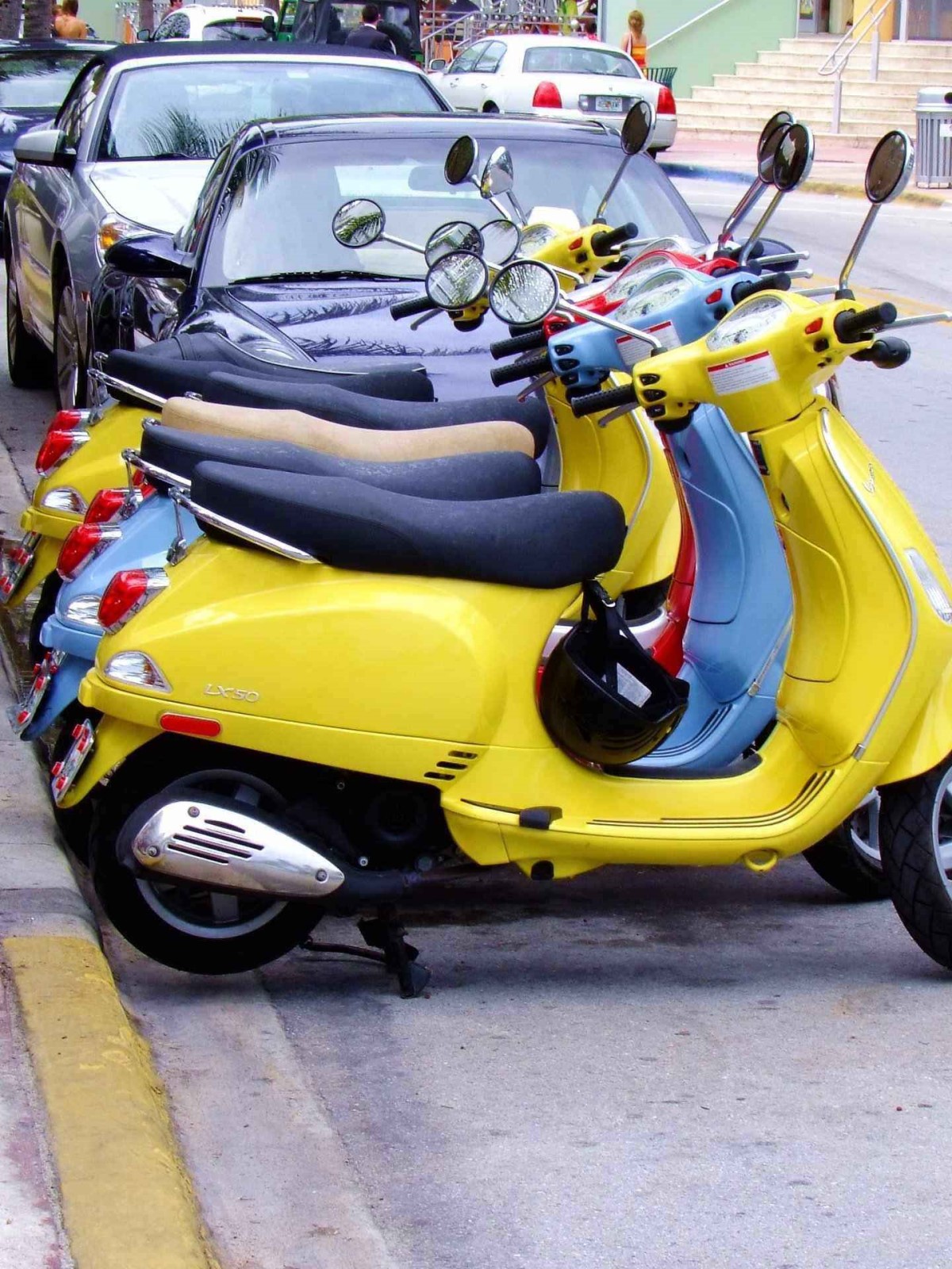 Scooters, Scooter | Transport | Miami | Yellow | Street