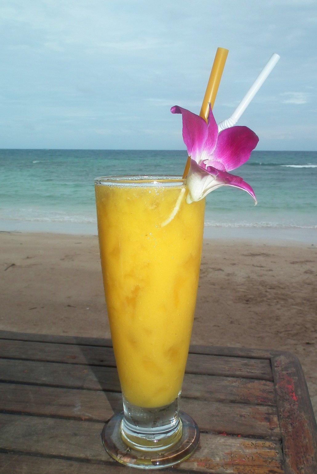 Mango Delight - Objects, Fruit | Mango | Drink | Yellow | Beach | Thailand