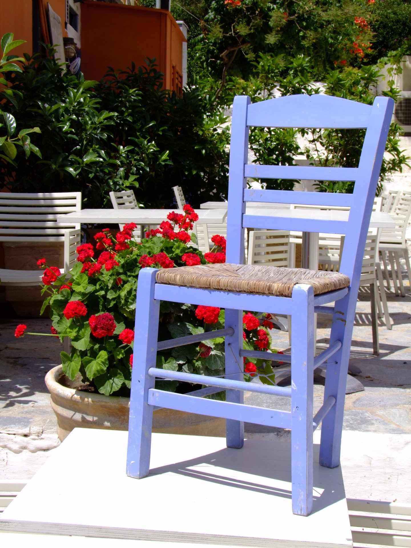 Typical Greek - Objects, Object | Blue | Greece | Seat | Relax