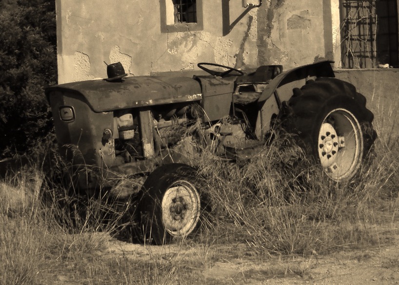 Old Tractor, Engineering | Machinery | Green | Farm | Vehicle | Wheel | Old