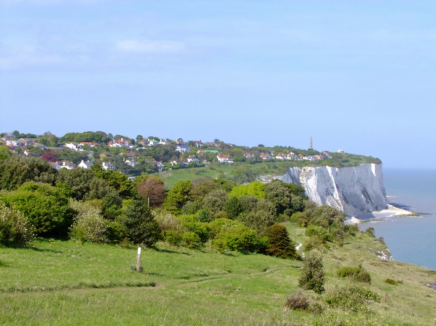 Dover, UK | Cliff | Dover | Town | White | Sea | Green
