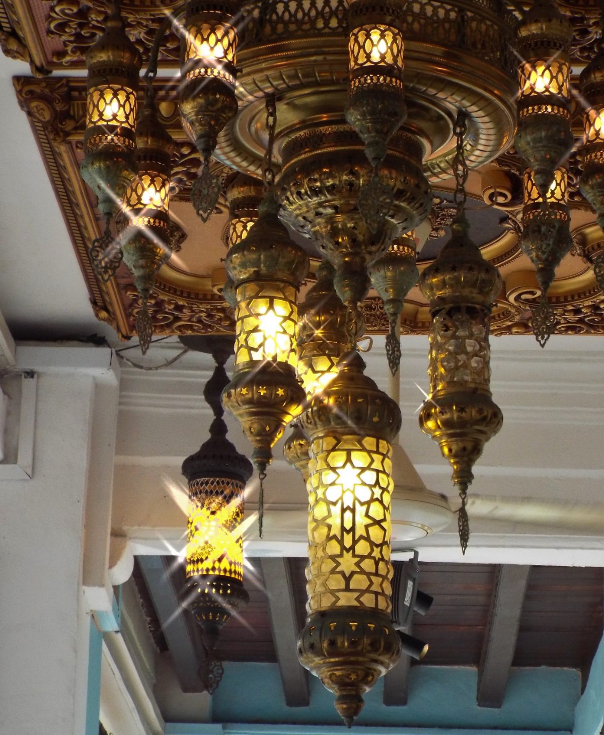 Moroccan lanterns, Light | Yellow | Metal | Glass | Moroccan | Lantern | Culture | History