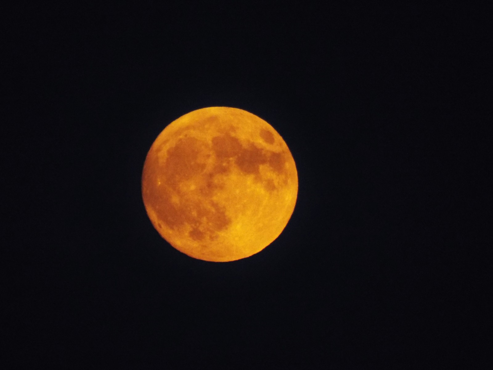 Full Moon, Moon | Night | Black | Orange | Yellow | Star | Dark | Solar | Planet