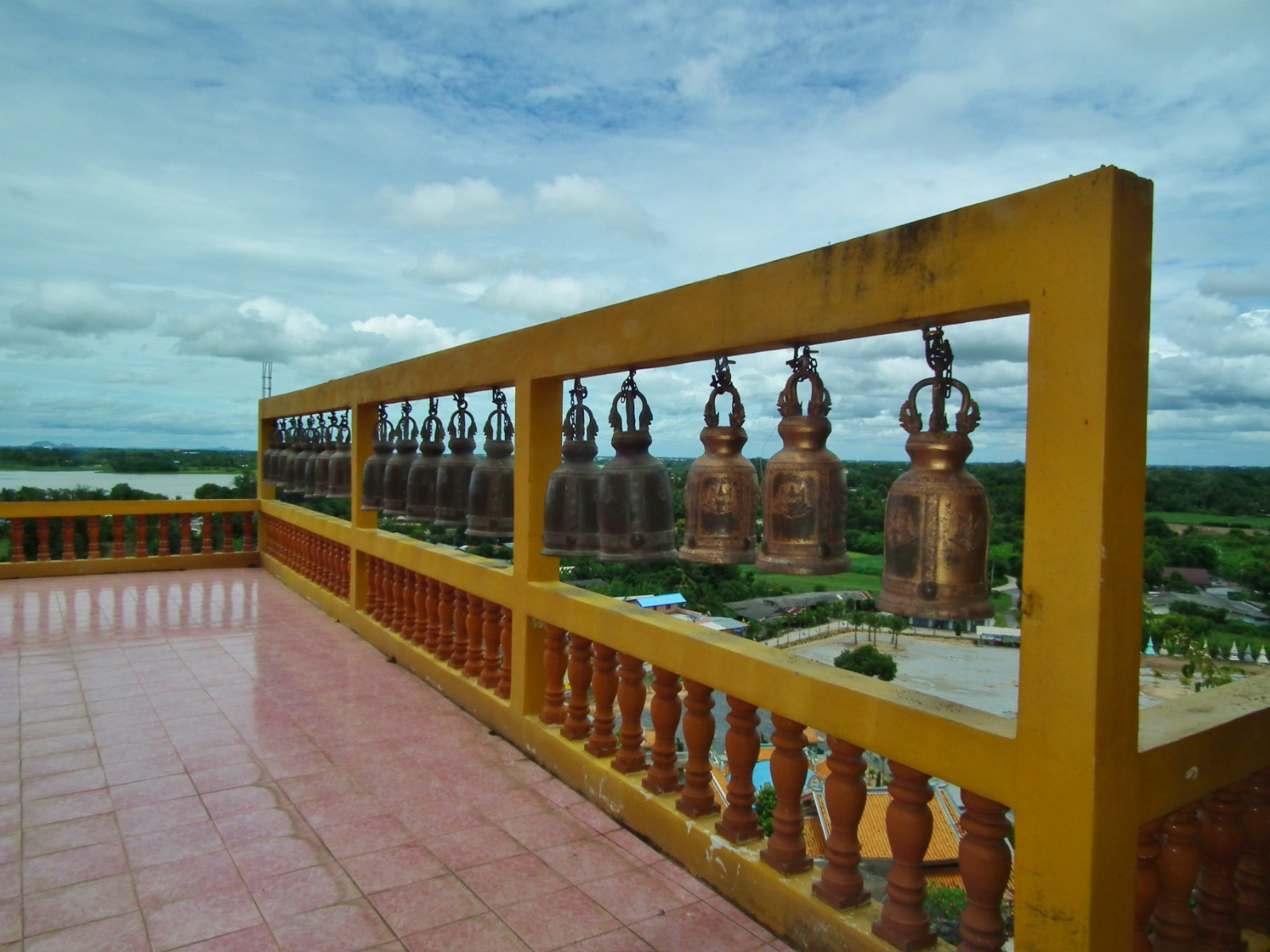 Prayer bells, Religious | Bells | Metal | Travel | Thailand | Scenery | Temple | Sky