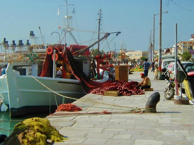 Greek Fishermen - Activities, Fish | Fishing | Water | Harbour | Ocean | Boat