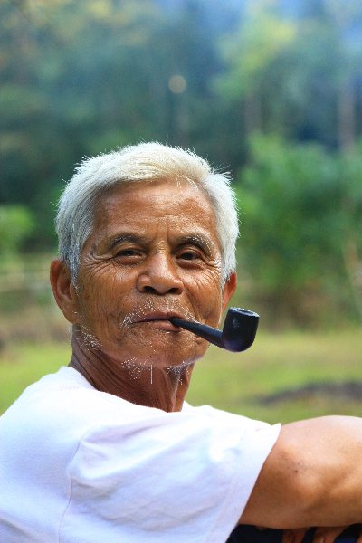 Thai Local, Man | Thailand | Pipe | Tobacco | Village | Eyes | Travel | People
