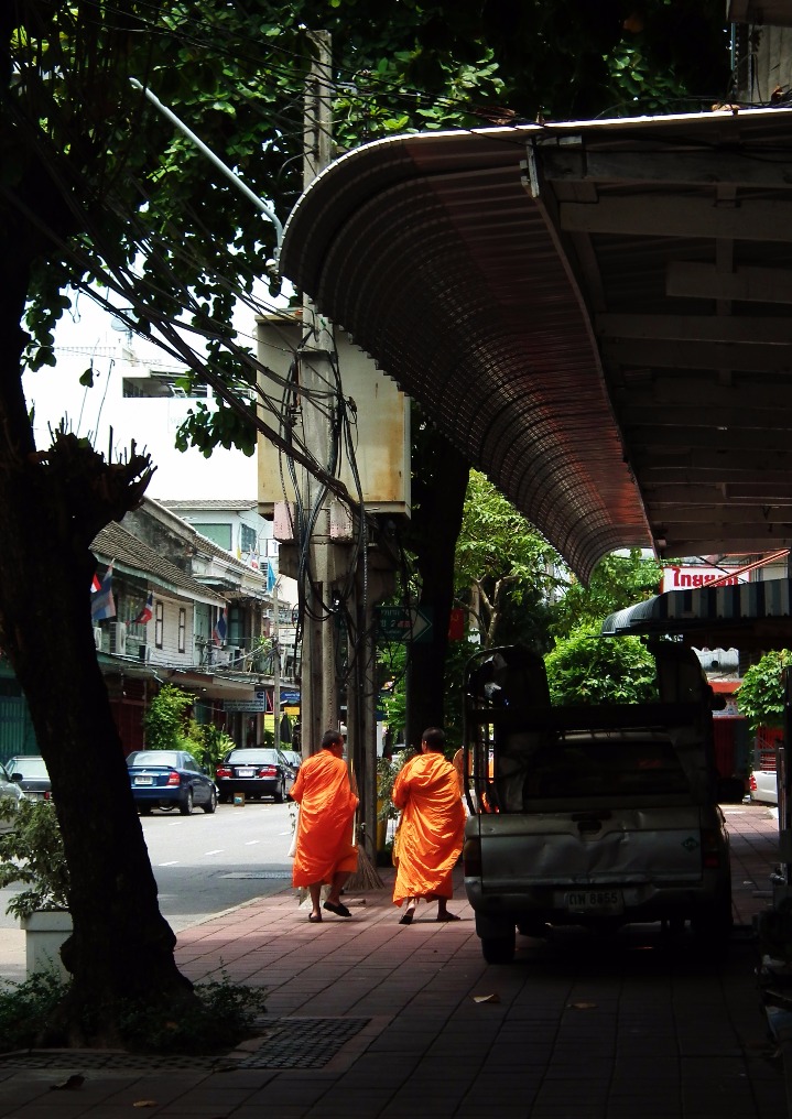Buddhist Monks, People | Monk | Orange | Men | Street | Cloth
