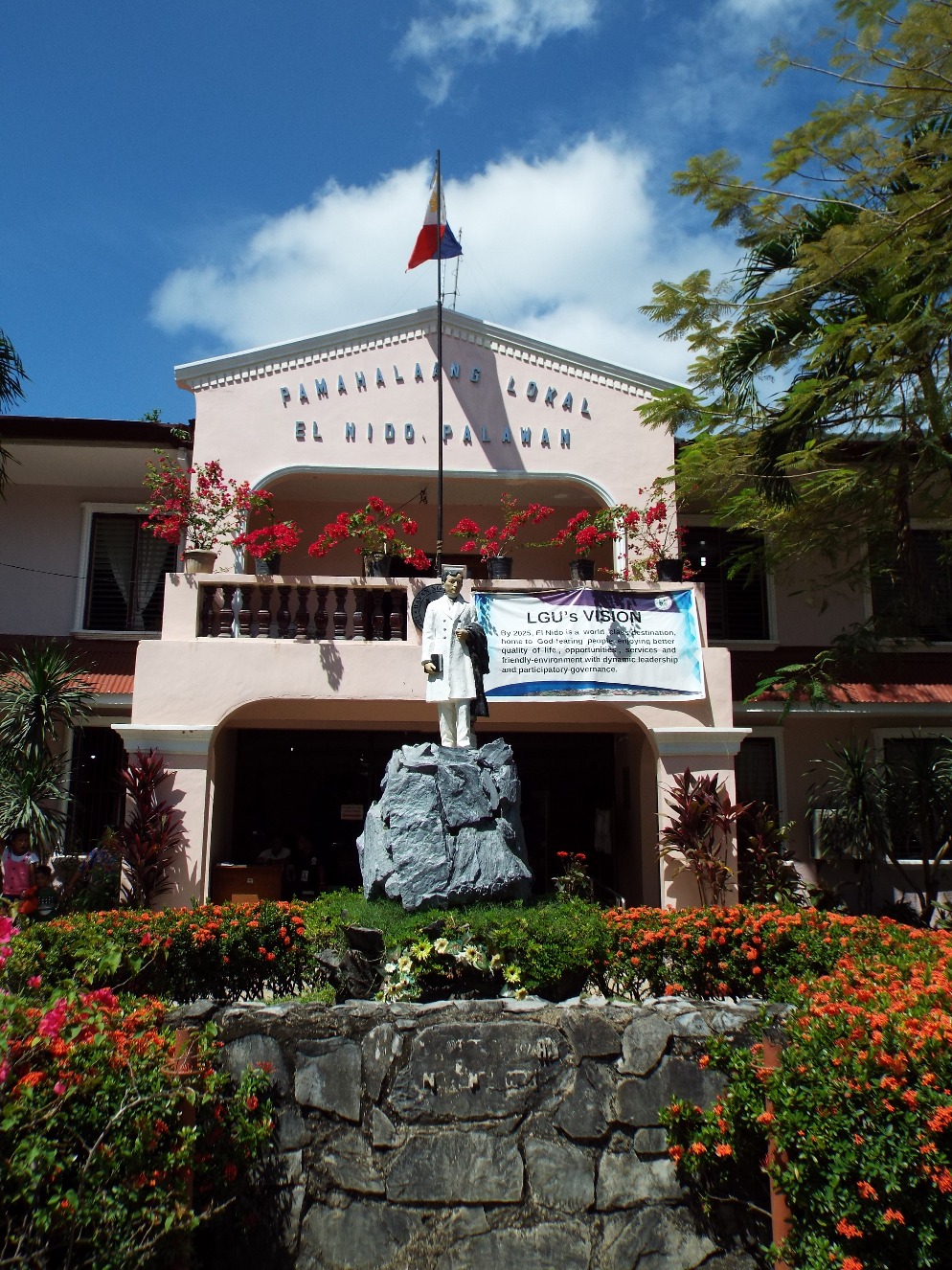 Palawan Local Goverment Building in the town of El Nido