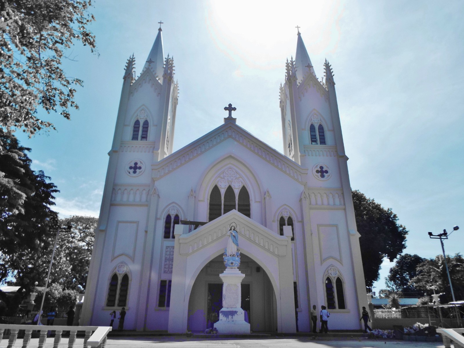 High catholic cathedral Puerto Princesa 